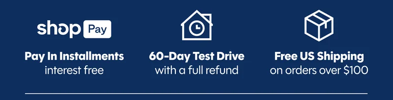 ShopPay | 60 day test drive | Free US orders