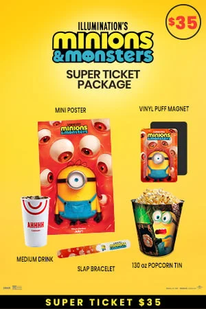 MINIONS & MONSTERS SUPER TICKET