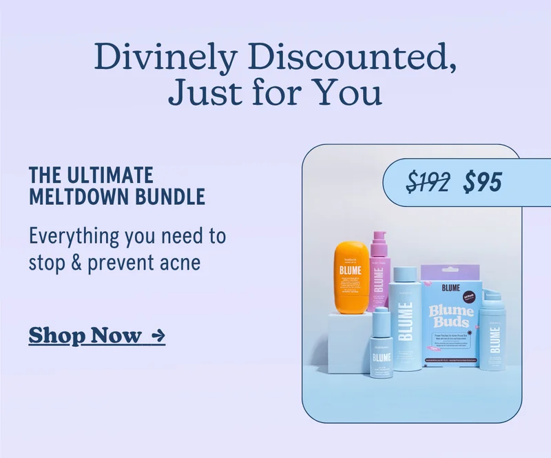 The Ultimate Meltdown Bundle: Everything you need to stop & prevent acne [Shop Now  →]