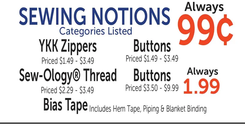 Sewing Notions