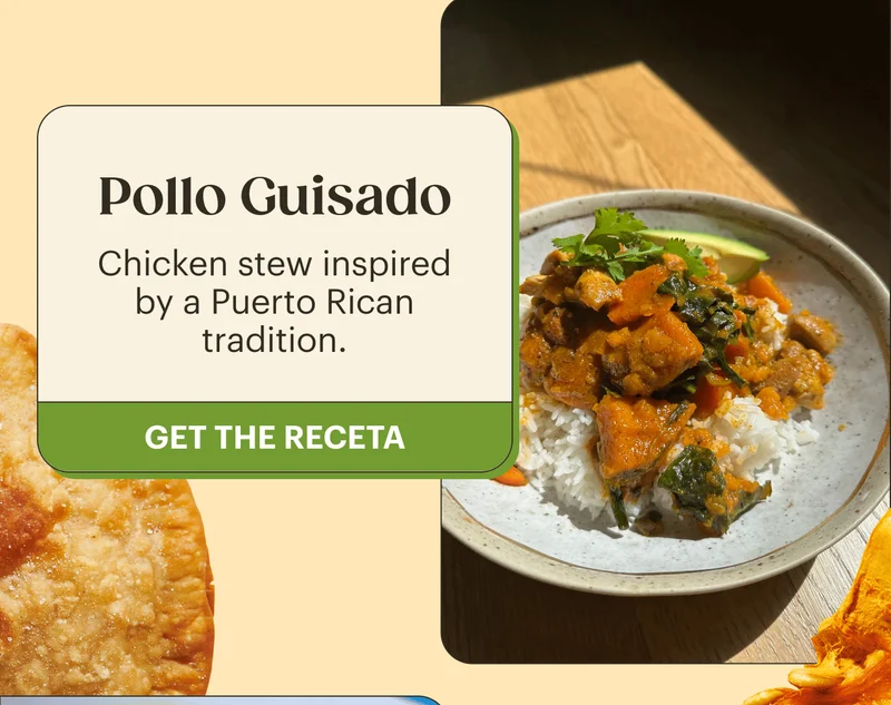 Pollo Guisado  Chicken stew inspired by a Puerto Rican tradition. GET THE RECETA