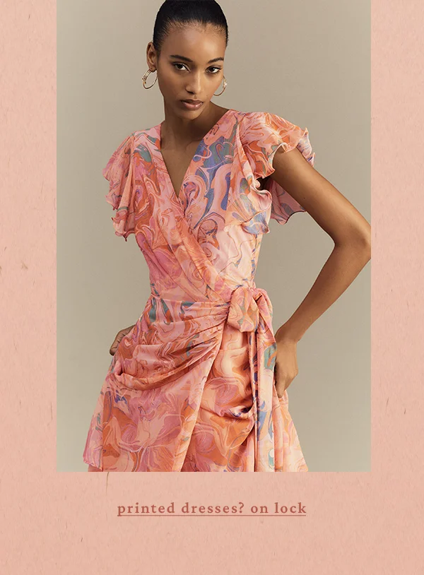 printed dresses? on lock