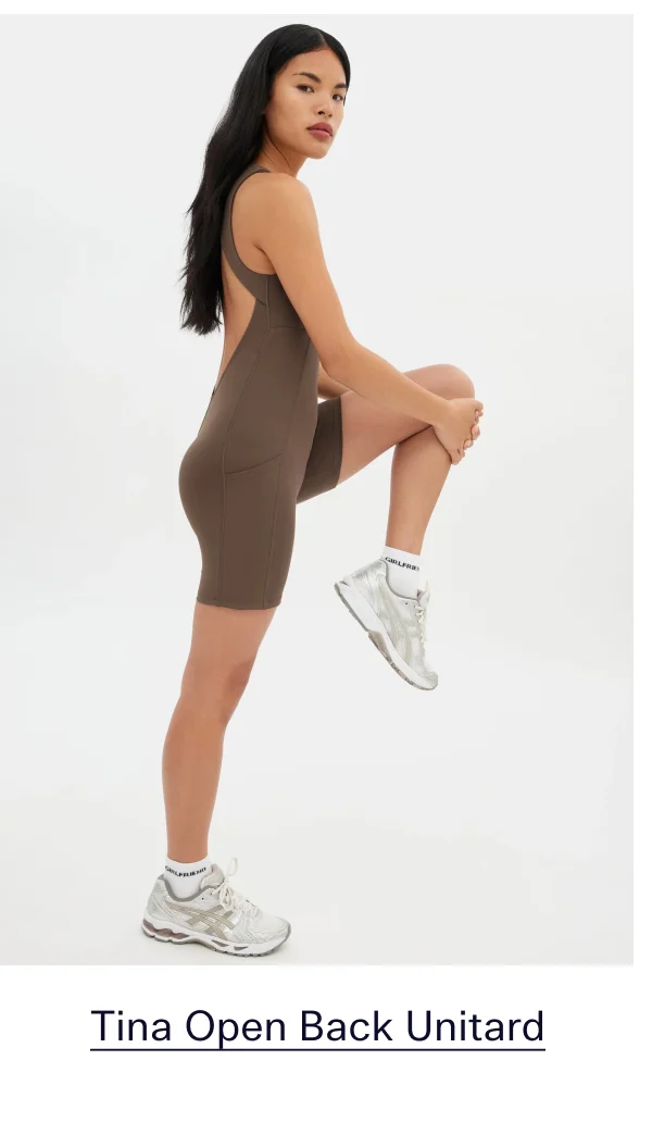 Tina Open Back Unitard