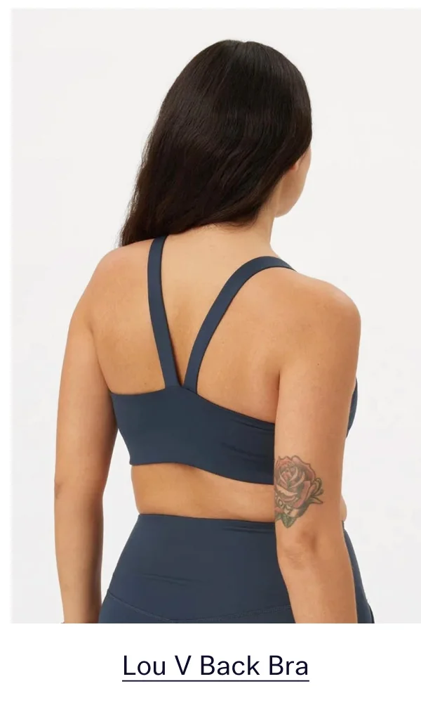 Lou V Back Bra