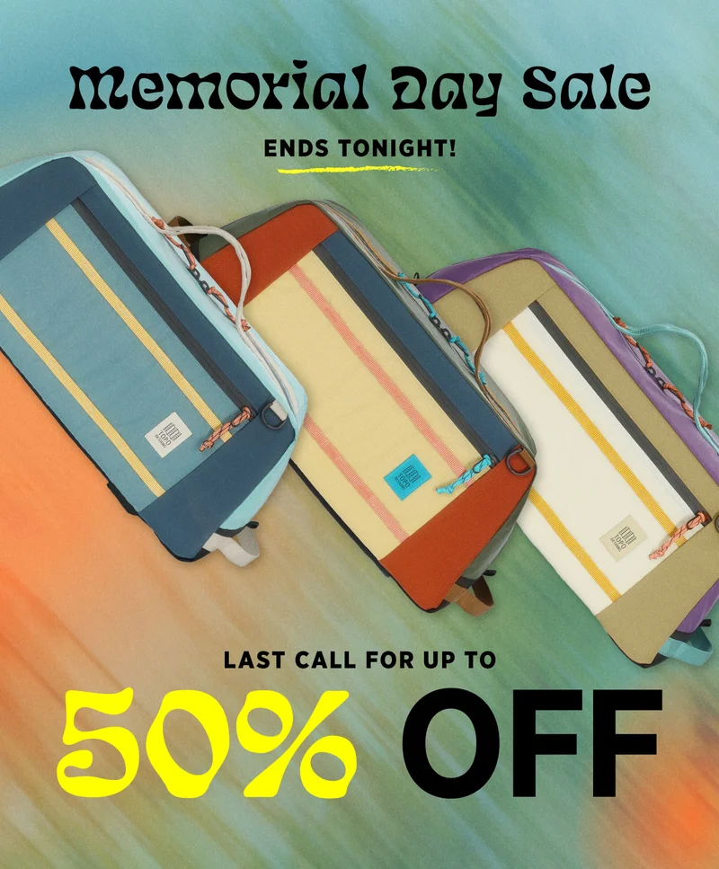 Memorial Day Sale  - Up to 50% Off