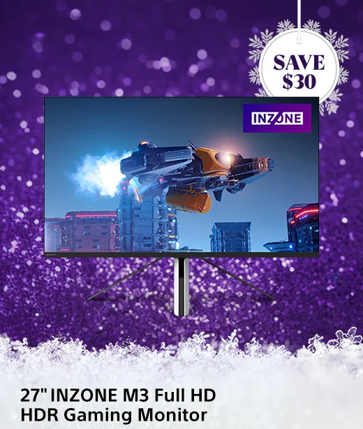 Save $30: 27" INZONE M3 Full HD HDR Gaming Monitor