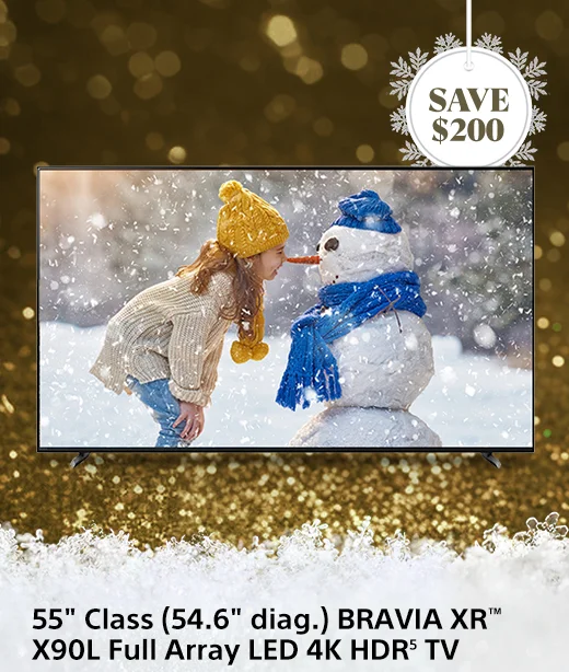 Save $200: 55" Class (54.6" diag.) BRAVIA XR(TM) X90L Full Array LED 4K HDR(5) TV
