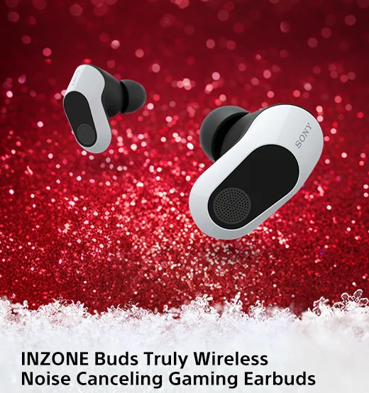 INZONE Buds Truly Wireless Noise Canceling Gaming Earbuds