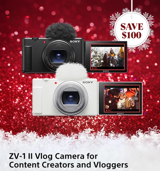 Save $100: ZV-1 II Vlog Camera for Content Creators and Vloggers