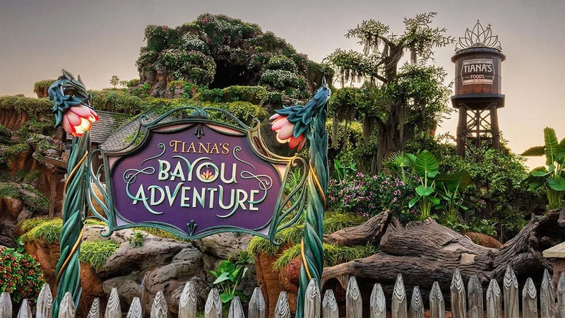 Image description: Tiana’s Bayou Adventure at Disney World