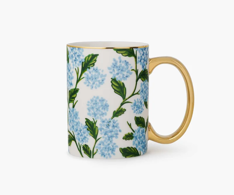 Image of Porcelain Mug - Hydrangea