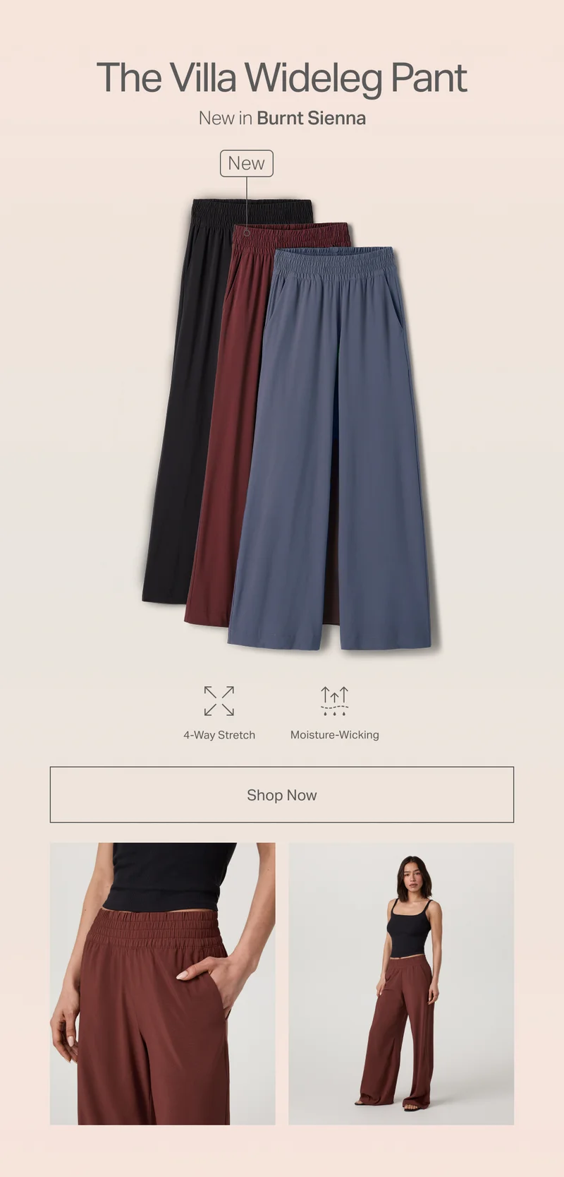 The Villa Wideleg Pant