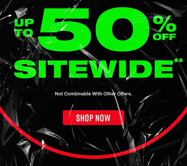 Limited Time! Up to 50% Off Sitewide. Not combinable with other offers. Shop Now