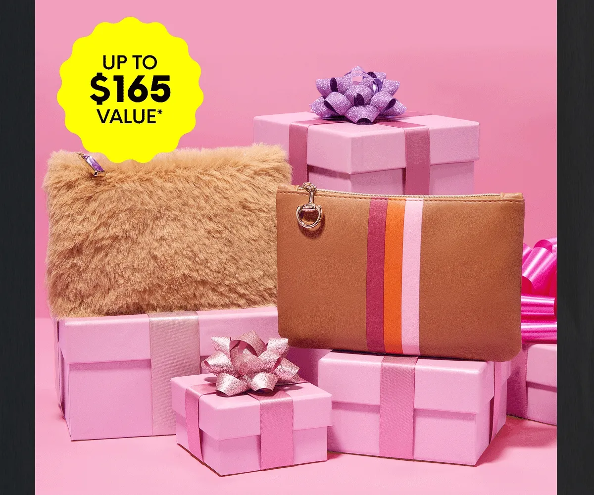 10 PRODUCTS UP TO $165 VALUE*