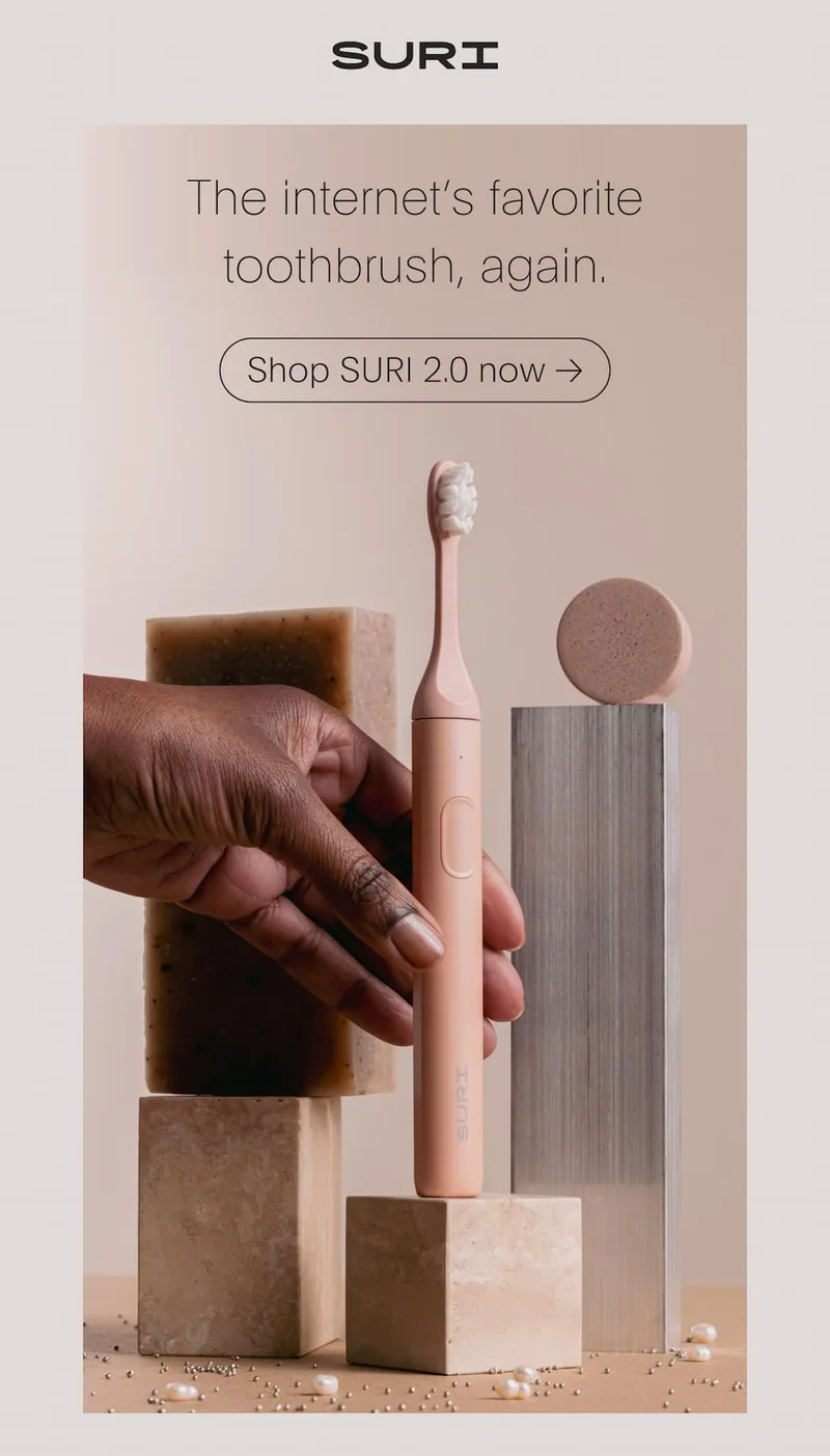 The internet's favourite toothbrush, again.