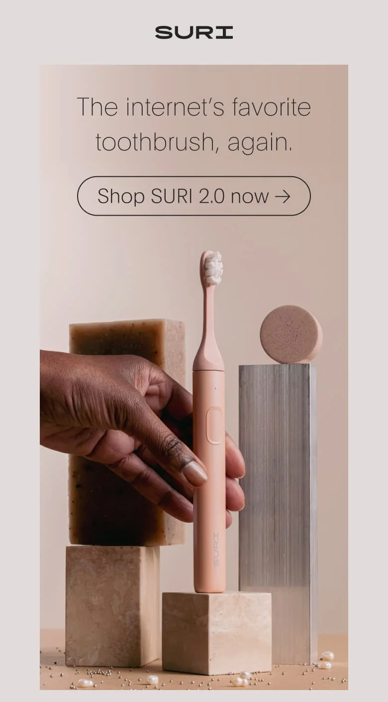 The internet's favourite toothbrush, again.