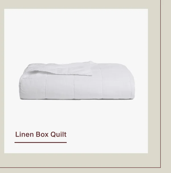 Save on Linen Box Quilt