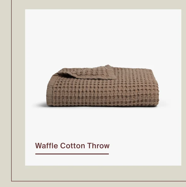 Save on Waffle Cotton Throw