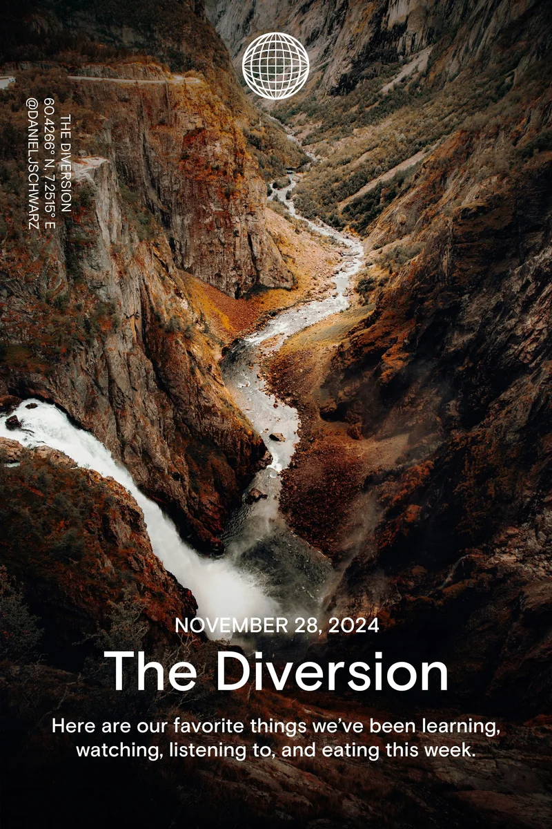 Western Rise: November 28, 2024 - The Diversion - Here are our favorite things we’ve been learning, watching, listening to, and eating this week.Western Rise: July 11, 2024 - The Diversion - Here are our favorite things we’ve been learning, watching, listening to, and eating this week.
