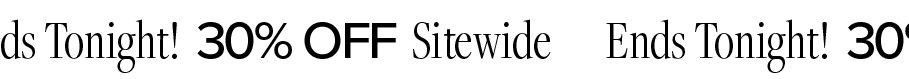 30% OFF SITEWIDE ENDS TONIGHT
