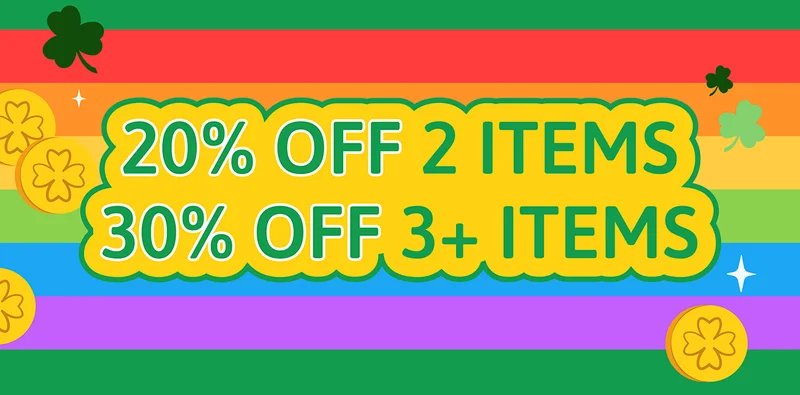 20% OFF 2 ITEMS | 30% OFF 3+ ITEMS