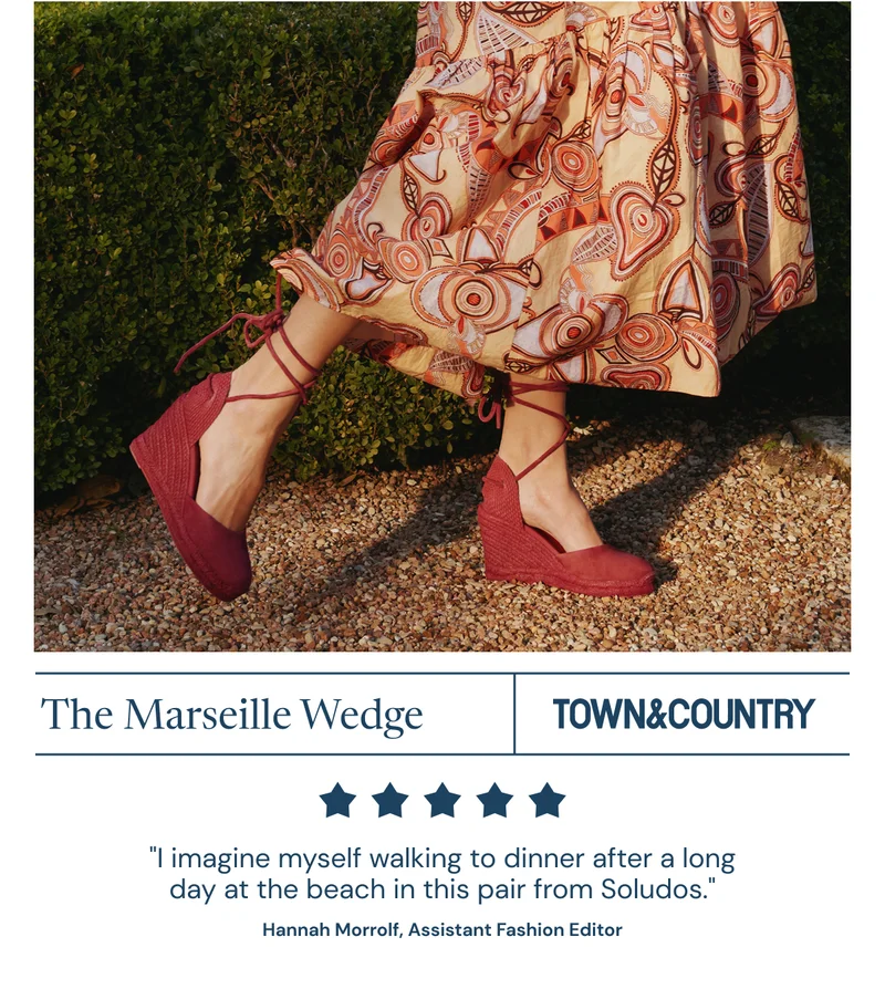 The Marseille Wedge Espadrille