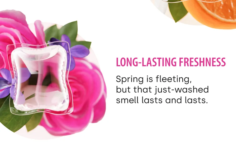 Long-Lasting Freshness | Spring is fleeting,  but that just-washed smell lasts and lasts.