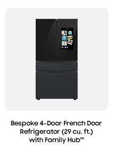 Bespoke 4-Door French Door Refrigerator (29 cu. ft.) with Family Hub™