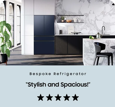 Bespoke Refrigerator "Stylish and Spacious!"