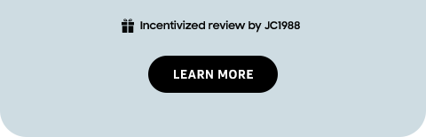 Incentivized review by JC1988 - LEARN MORE
