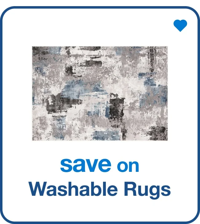 Save on Washable Rugs — Shop Now!
