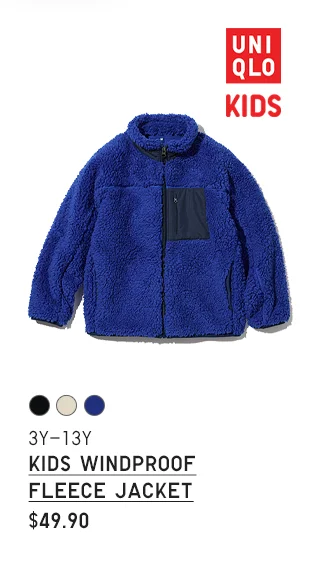 PDP14 - KIDS WINDPROOF FLEECE JACKET