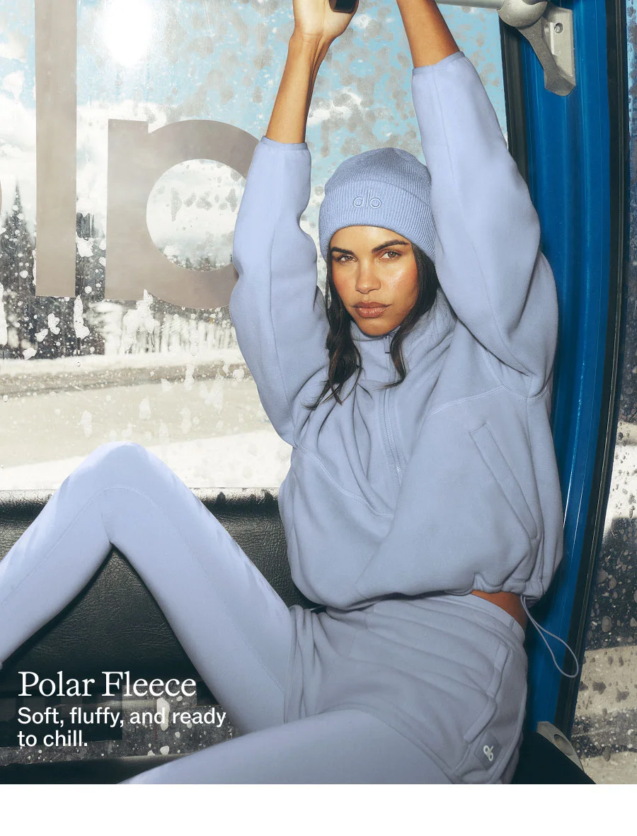 POLAR FLEECE. SOFT, FLUFFY, AND READY TO CHILL