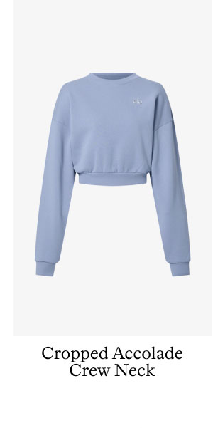 CROPPED ACCOLADE CREW NECK