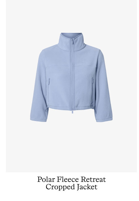 POLAR FLEECE RETREAT CROPPED JACKET