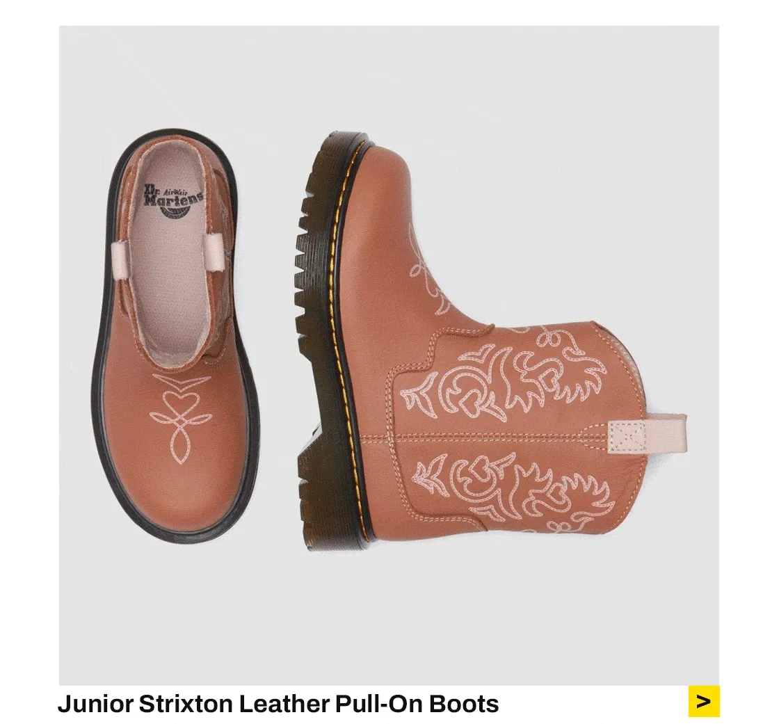 Junior Strixton leather pull-on boots