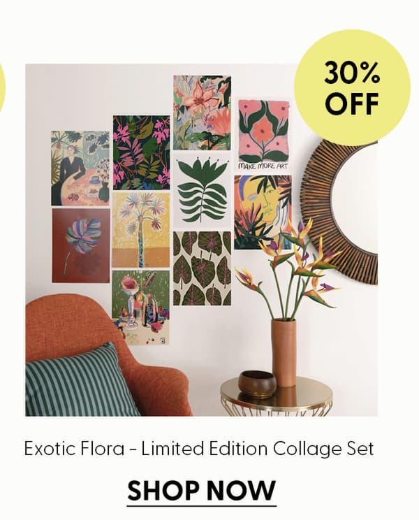 Exotic Flora - Limited Edition Collage Set