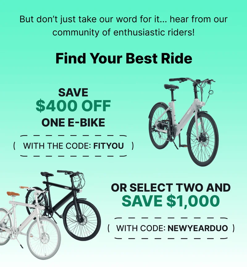 FIND YOUR BEST RIDE