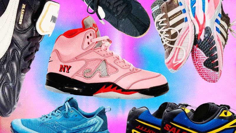 Image may contain: Clothing, Footwear, Shoe, Sneaker, and Running Shoe