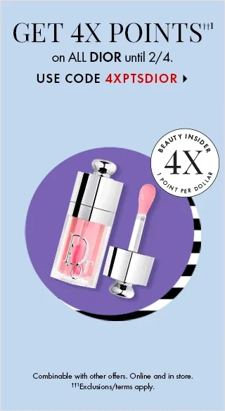 Dior 4x points
