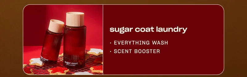 sugar coat laundry everything wash • scent booster