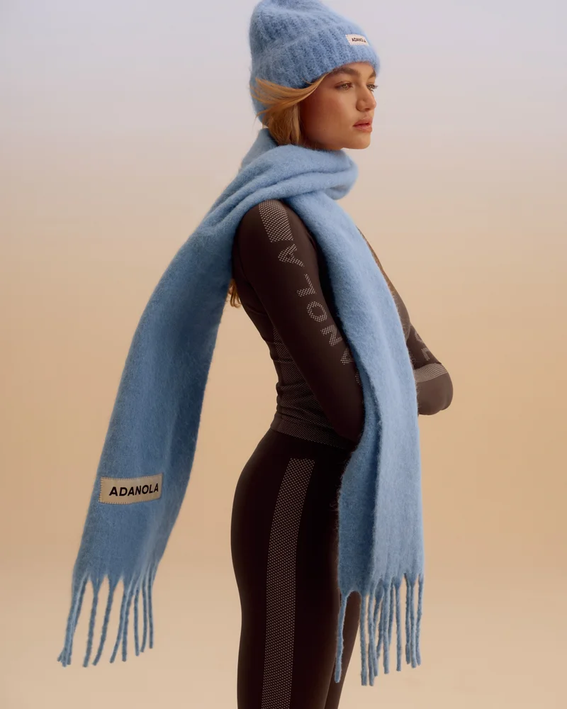 Image of Brushed Scarf - Ice Blue