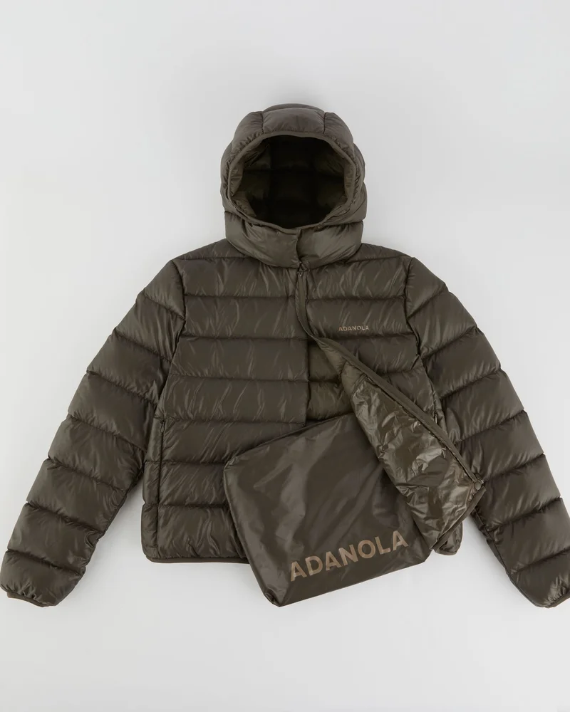 Image of Packable Puffer Light Down Jacket - Coffee Bean