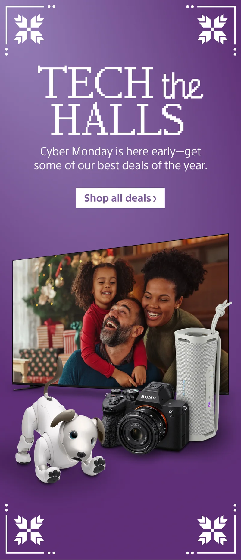 Tech the Halls | Cyber Monday is here—get some of our best deals of the year. | Shop all deals