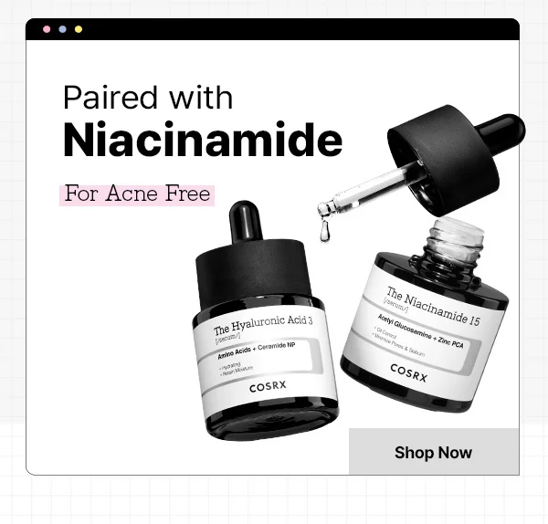 Paired with Niacinamide for Acne Free