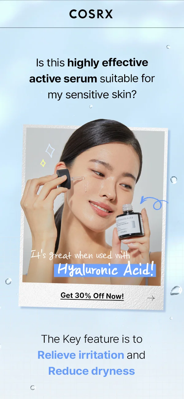 Is this highly effective active serum suitable for my senstive skin? It's great when used wiht Hyaluronic Acid!