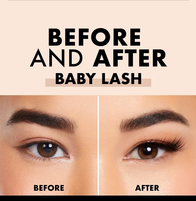 Before and After Baby Lash