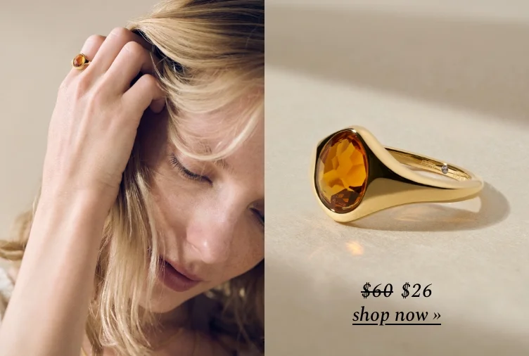 Shop sale for ring. Was $60, was $26.