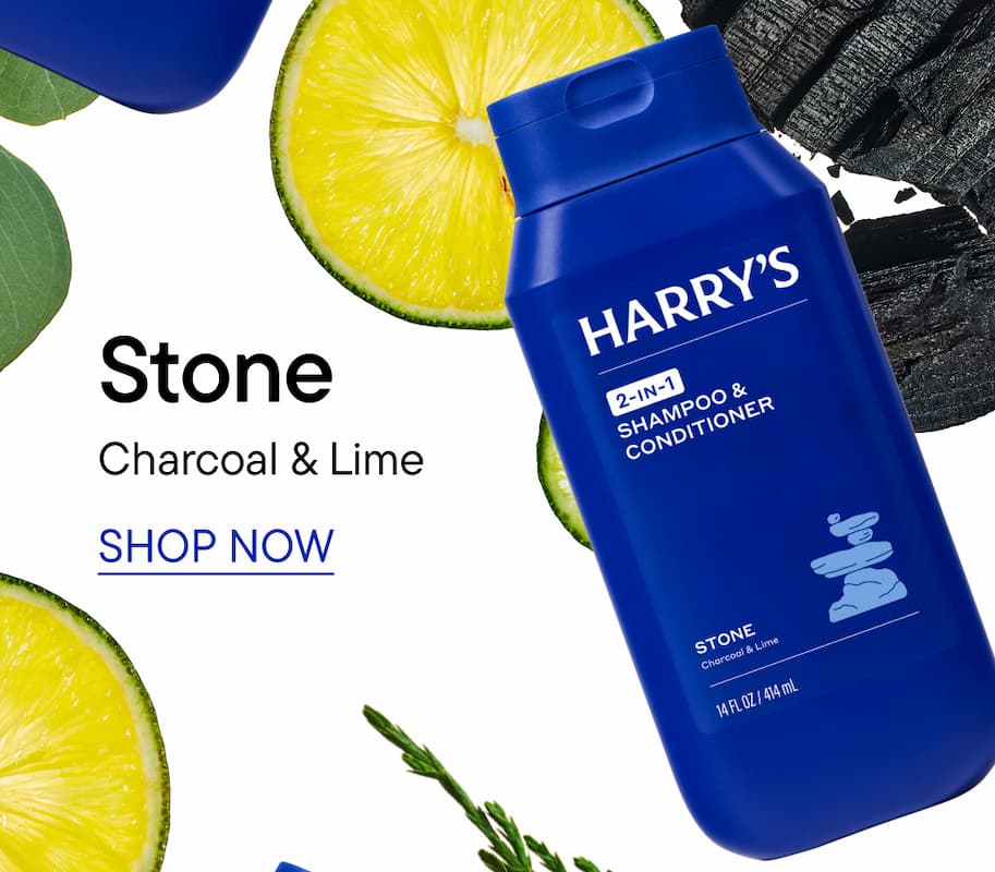 Stone with charcoal and lime