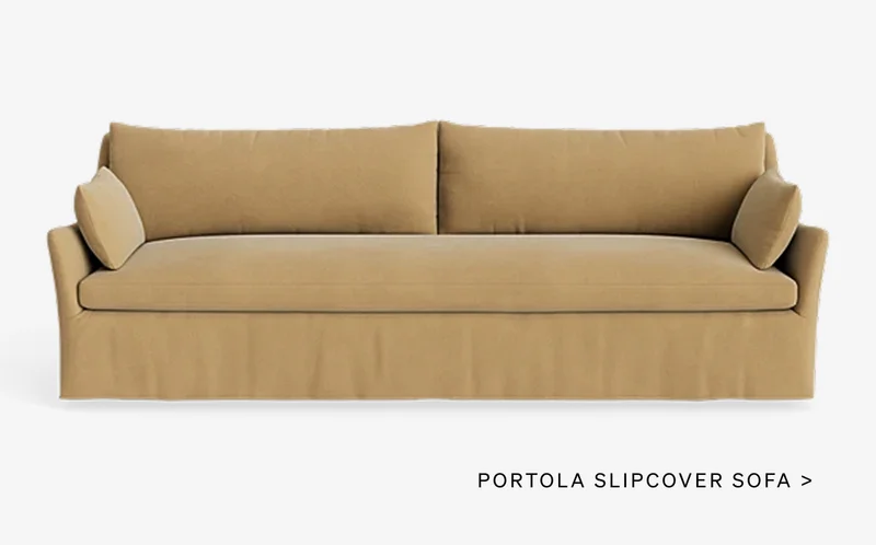 Shop the Portola Slipcover Sofa